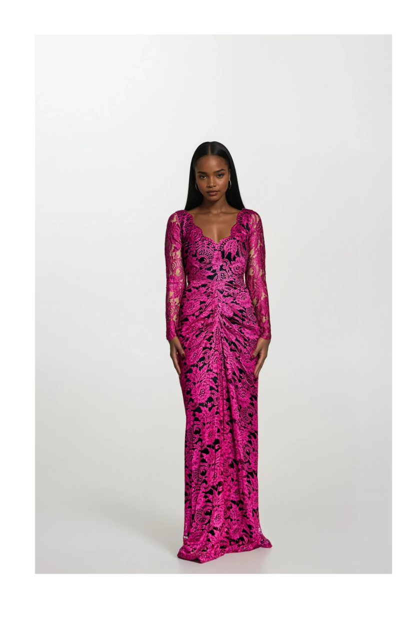 Chantilly Lace Gown - Image 3