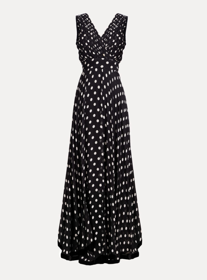 Polka Dot Maxi Dress
